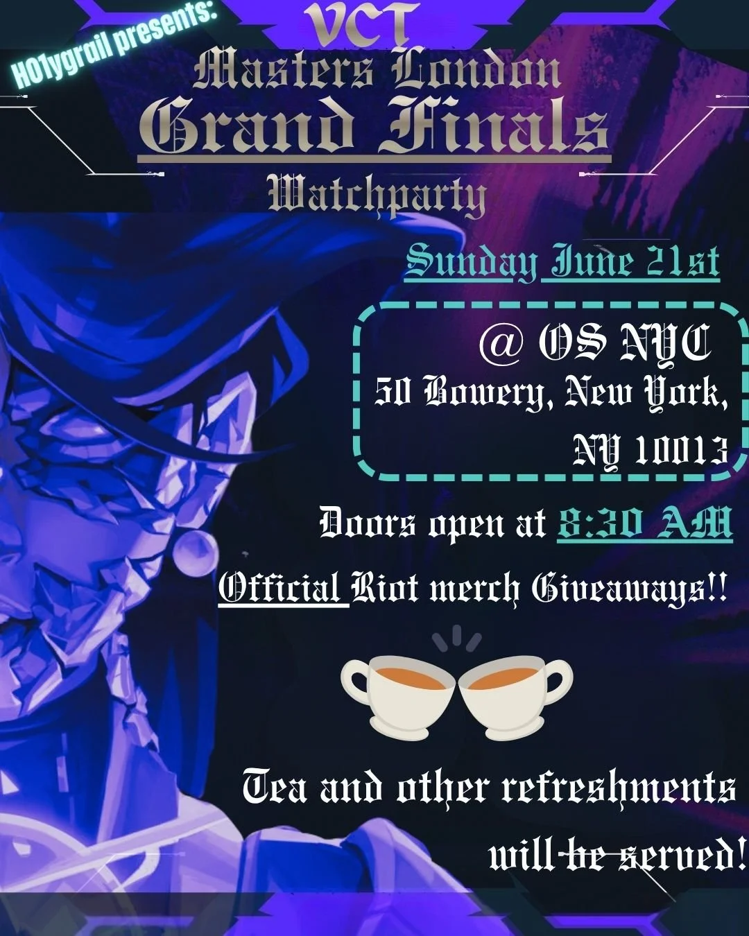 VCT Masters London Grand Finals Watch Party hosted by ho1ygrail