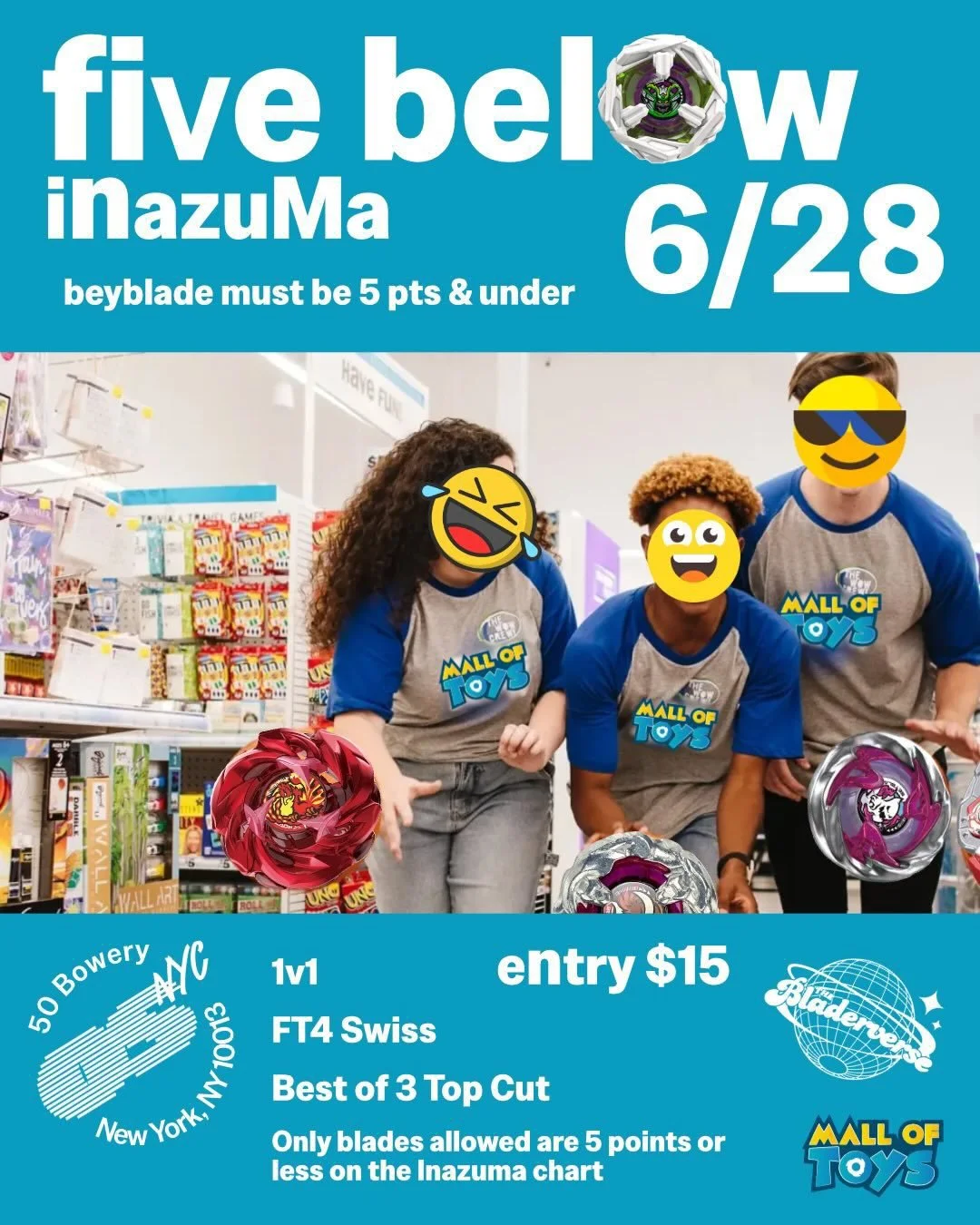 The Bladerverse Presents: Five Below
