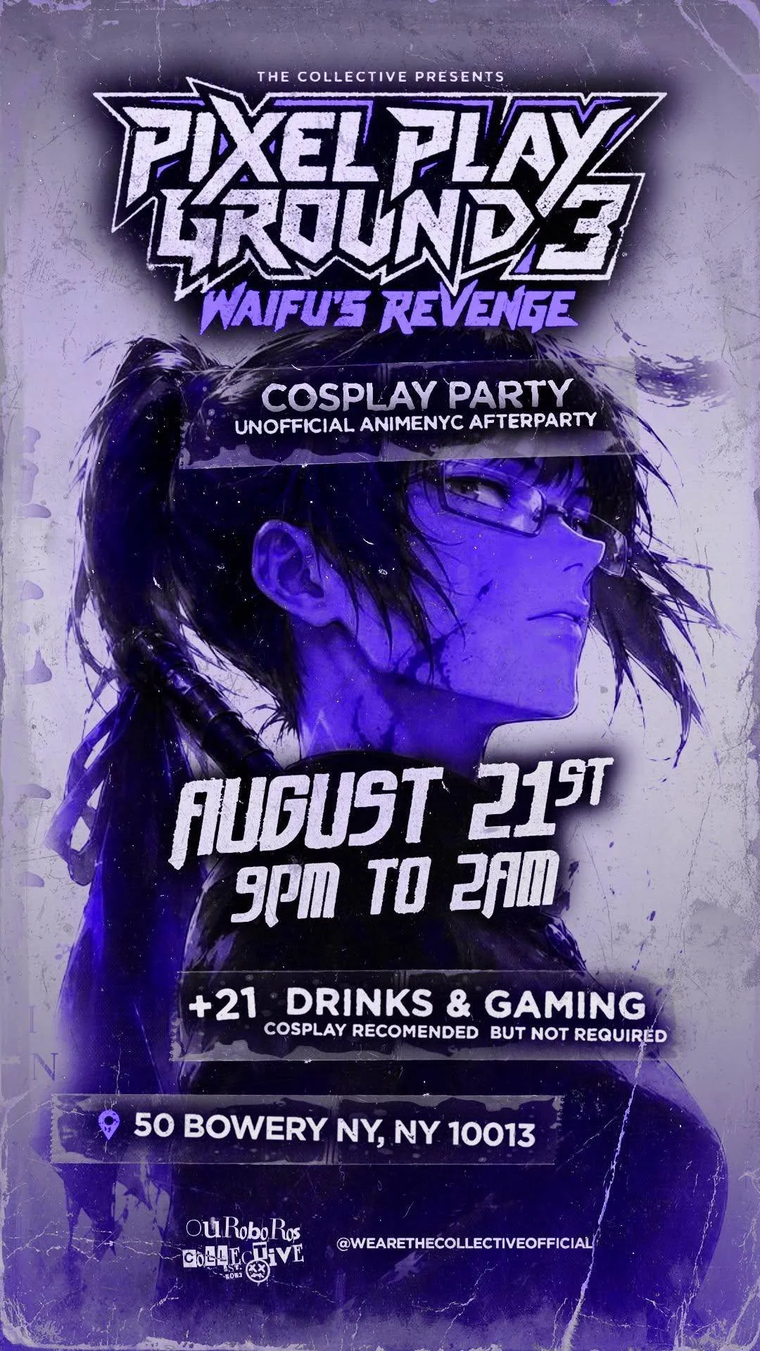 Unofficial Anime NYC After Party | Pixel Playground 3: Waifus Revenge