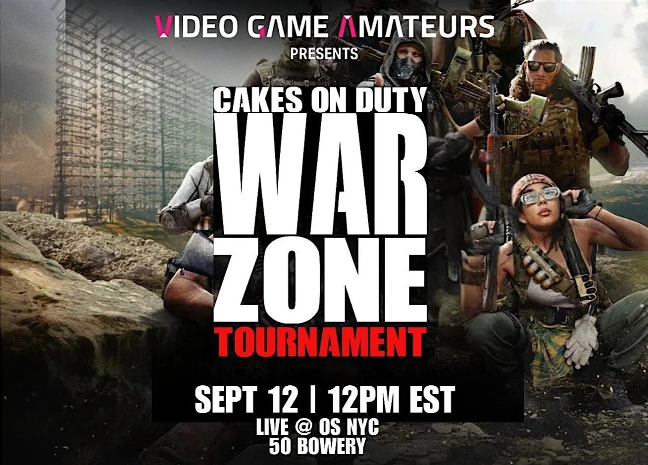 Cakes on Duty Presented by Video Game Amateurs