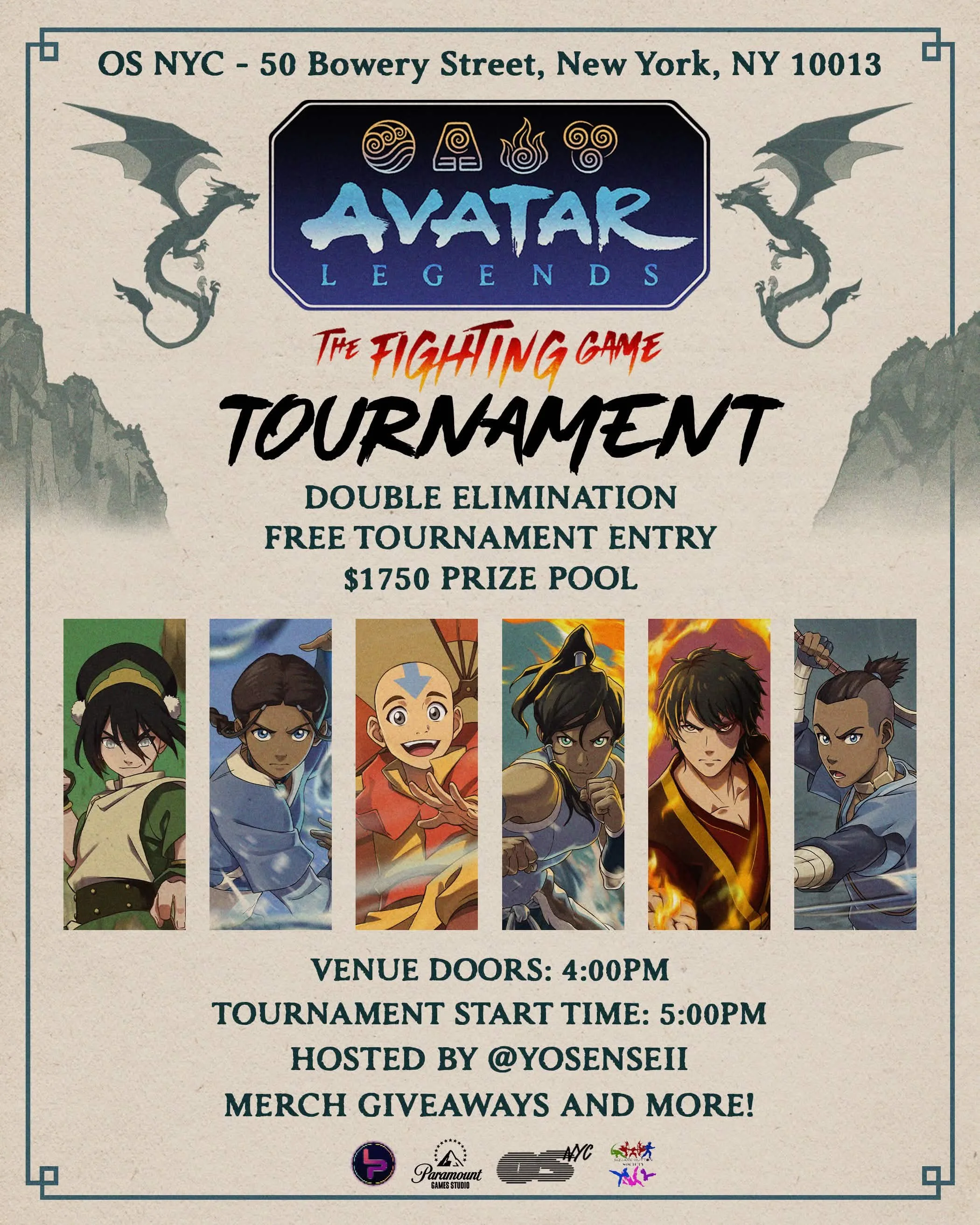 Avatar Legends: The Fighting Game OS NYC Takeover