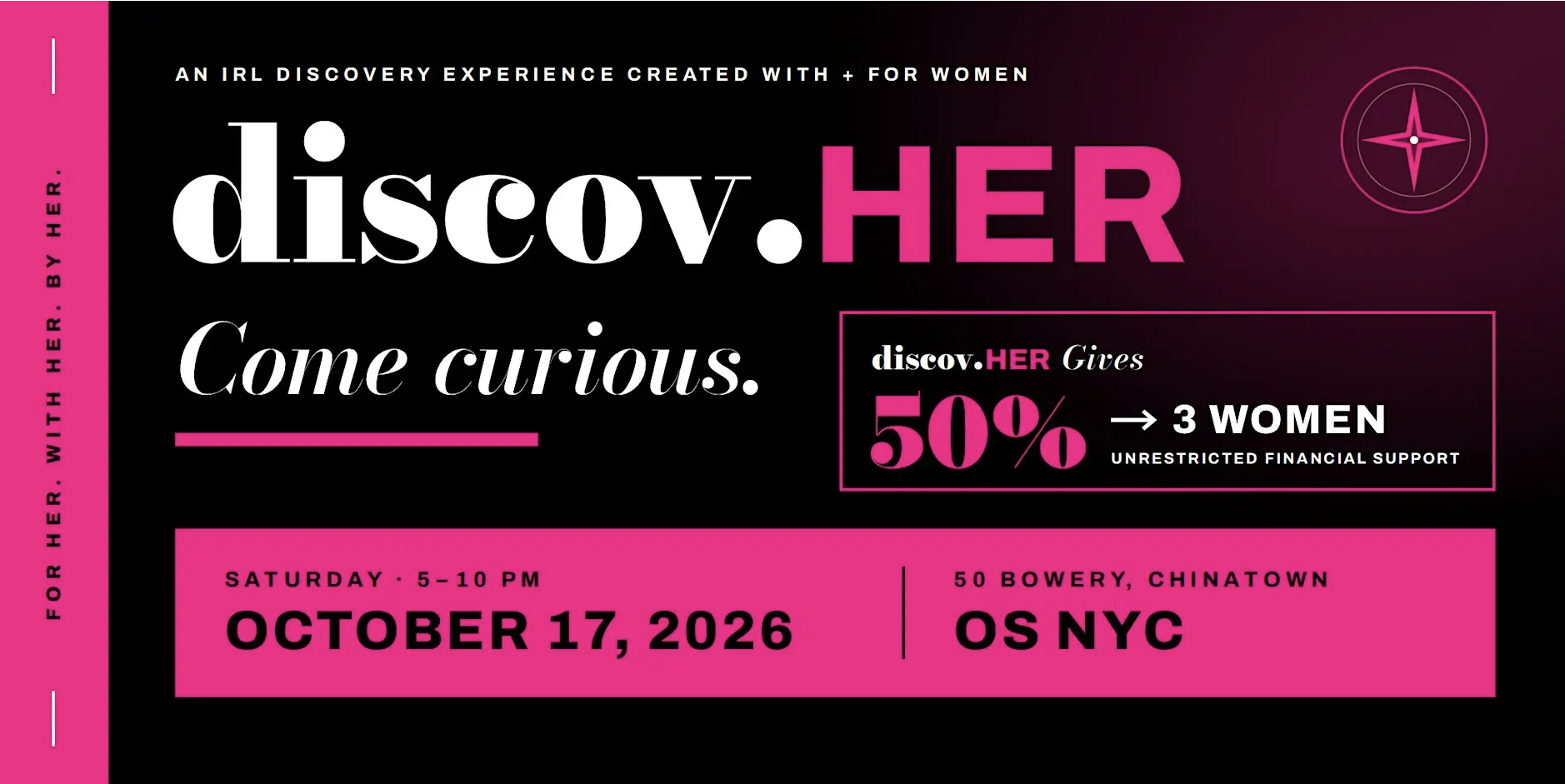 Discov.HER 001: Come Curious