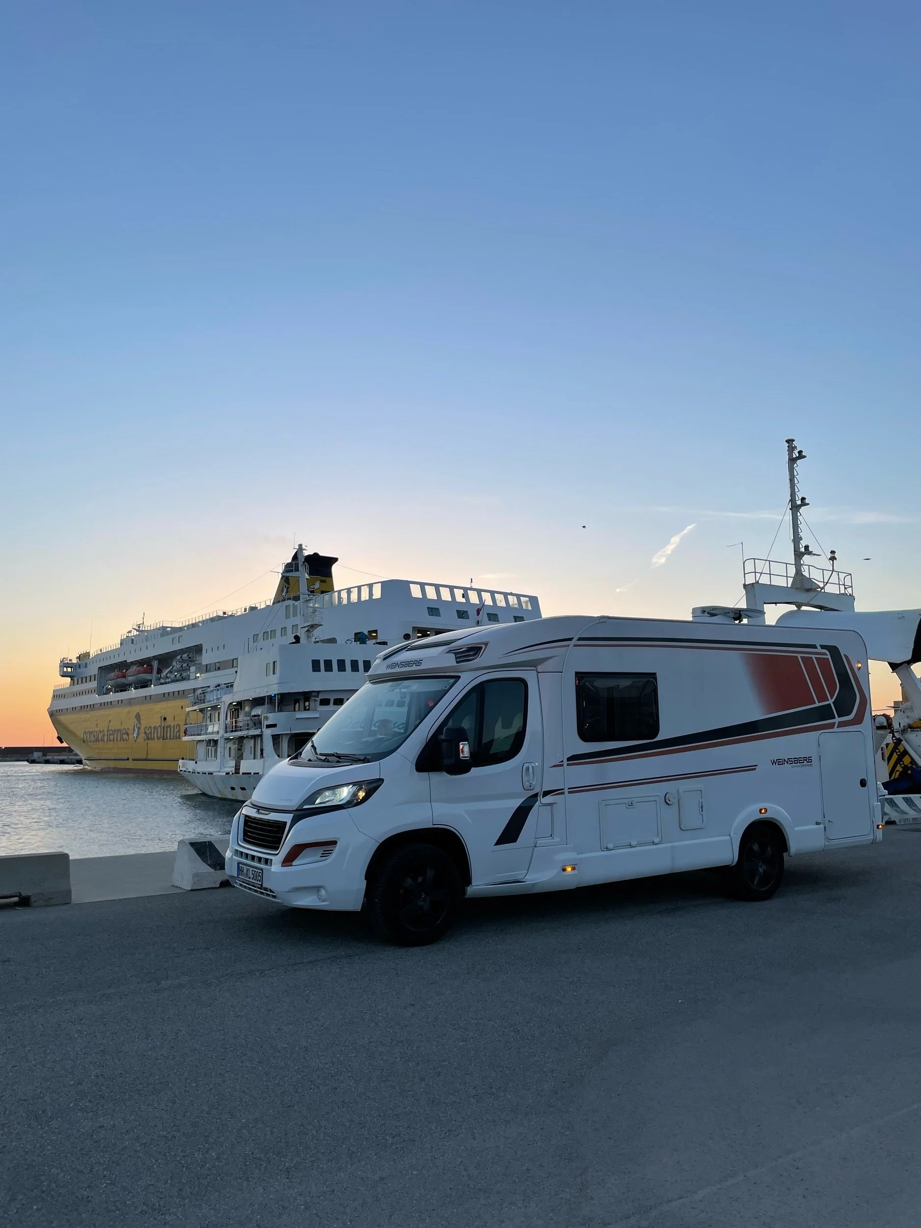 Mit dem Wohnmobil per Fähre nach Sardinien
