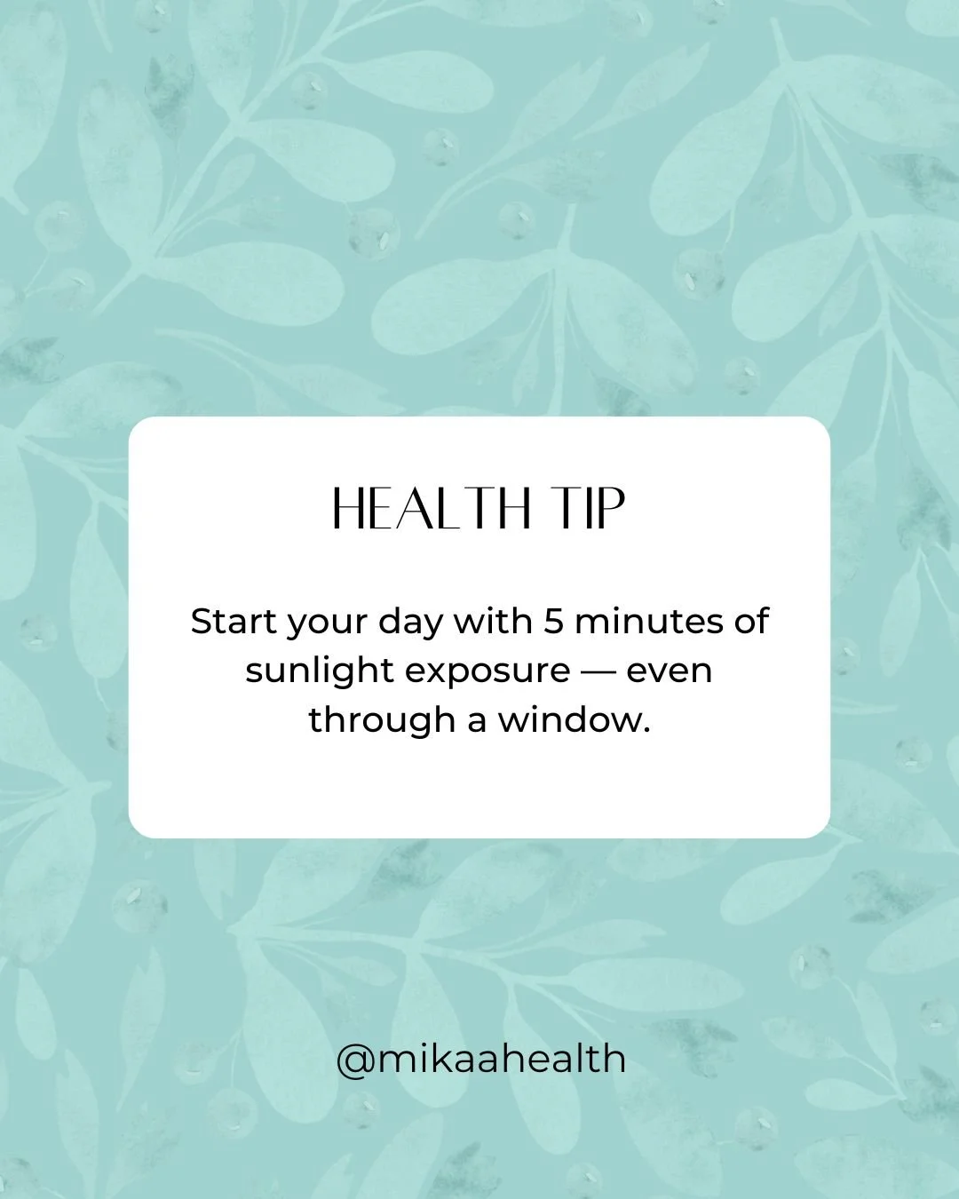 𝐇𝐞𝐚𝐥𝐭𝐡 𝐓𝐢𝐩: 𝐍𝐚𝐭𝐮𝐫𝐚𝐥 𝐥𝐢𝐠𝐡𝐭 𝐡𝐞𝐥𝐩𝐬 𝐛𝐚𝐥𝐚𝐧𝐜𝐞 𝐲𝐨𝐮𝐫 𝐜𝐢𝐫𝐜𝐚𝐝𝐢𝐚𝐧 𝐫𝐡𝐲𝐭𝐡𝐦, 𝐛𝐨𝐨𝐬𝐭𝐬 𝐞𝐧𝐞𝐫𝐠𝐲, 𝐚𝐧𝐝 𝐥𝐢𝐟𝐭𝐬 𝐦𝐨𝐨𝐝 𝐠𝐞𝐧𝐭𝐥𝐲.

Learn more at:
Link In Bio

 #MikaaHealth #HealthCoach #GriefSuppo