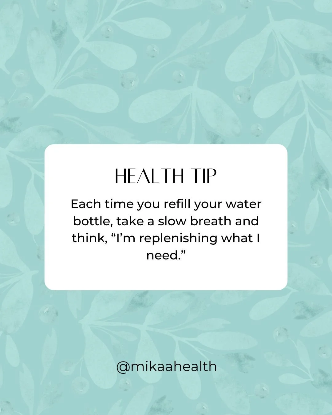 𝐇𝐞𝐚𝐥𝐭𝐡 𝐓𝐢𝐩: 𝐇𝐲𝐝𝐫𝐚𝐭𝐢𝐨𝐧 𝐰𝐢𝐭𝐡 𝐈𝐧𝐭𝐞𝐧𝐭𝐢𝐨𝐧
Pairing hydration with intention strengthens both body and mindset.

Learn more at:
Link In Bio

 #MikaaHealth #HealthCoach #GriefSupport #HealthAfterLoss #NaturalHealth #CleanLiving