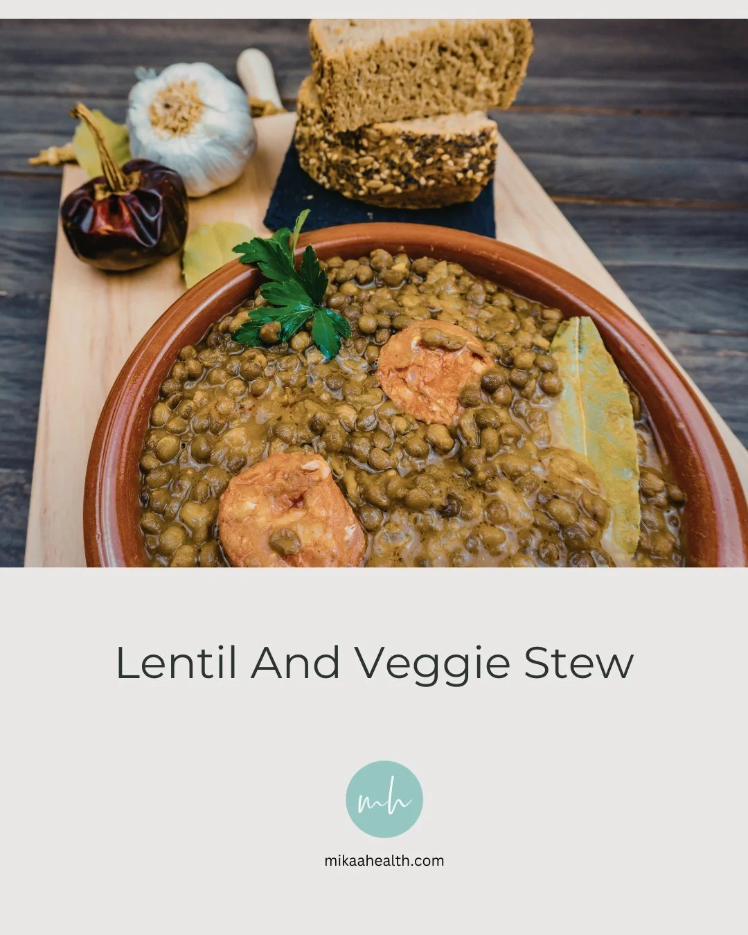 Some days call for something warm, simple, and deeply comforting!

A bowl of homemade lentil and veggie stew can feel like a hug from the inside out, especially when you&rsquo;re low on energy or navigating grief.

Packed with plant protein, fiber, a