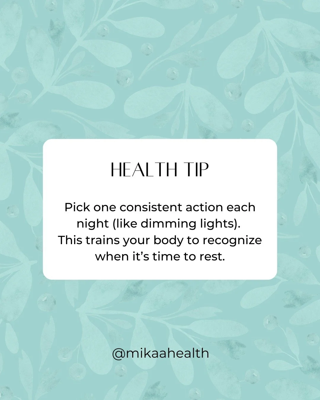 𝐇𝐞𝐚𝐥𝐭𝐡 𝐓𝐢𝐩: 𝐂𝐫𝐞𝐚𝐭𝐞 𝐚 &ldquo;𝐖𝐢𝐧𝐝-𝐃𝐨𝐰𝐧 𝐒𝐢𝐠𝐧𝐚𝐥&rdquo;!

Learn more at:
Link In Bio

 #MikaaHealth #HealthCoach #GriefSupport #HealthAfterLoss #NaturalHealth #CleanLiving #SimpleHealth #HealthyLifestyle #EmotionalEating #Fe