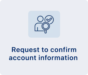 An image explaining why Unifin may contact you and it may be to confirm account information