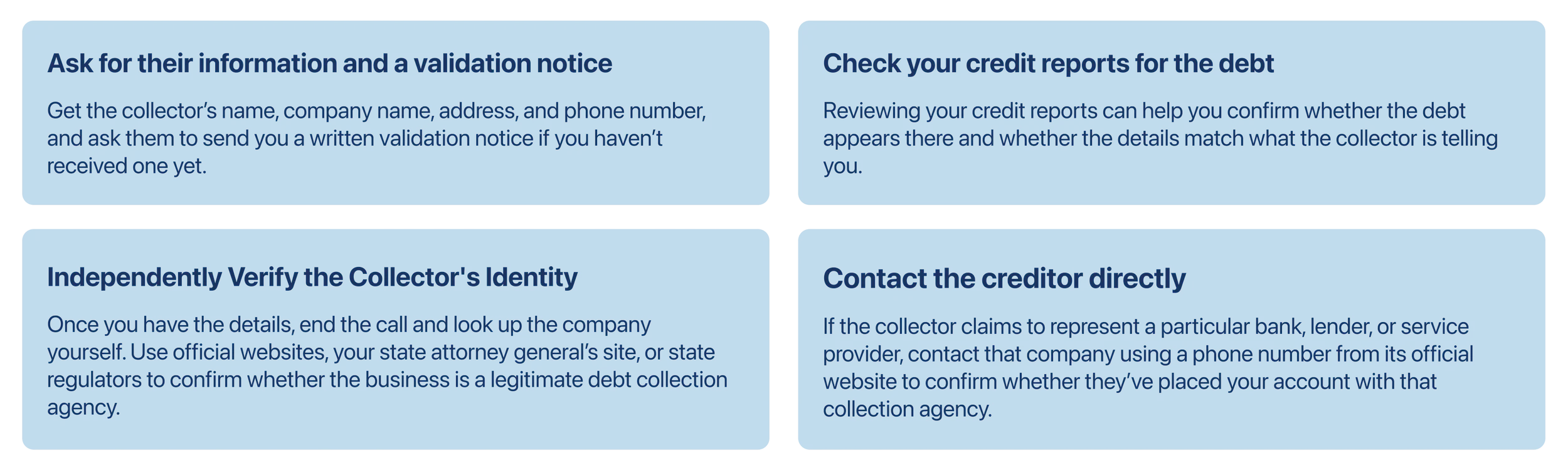 How to know if a debt collector is legit by reviewing online resources to verify a debt collector and checking for debt collector scam red flags such as fake claims, aggressive threats, or suspicious requests.