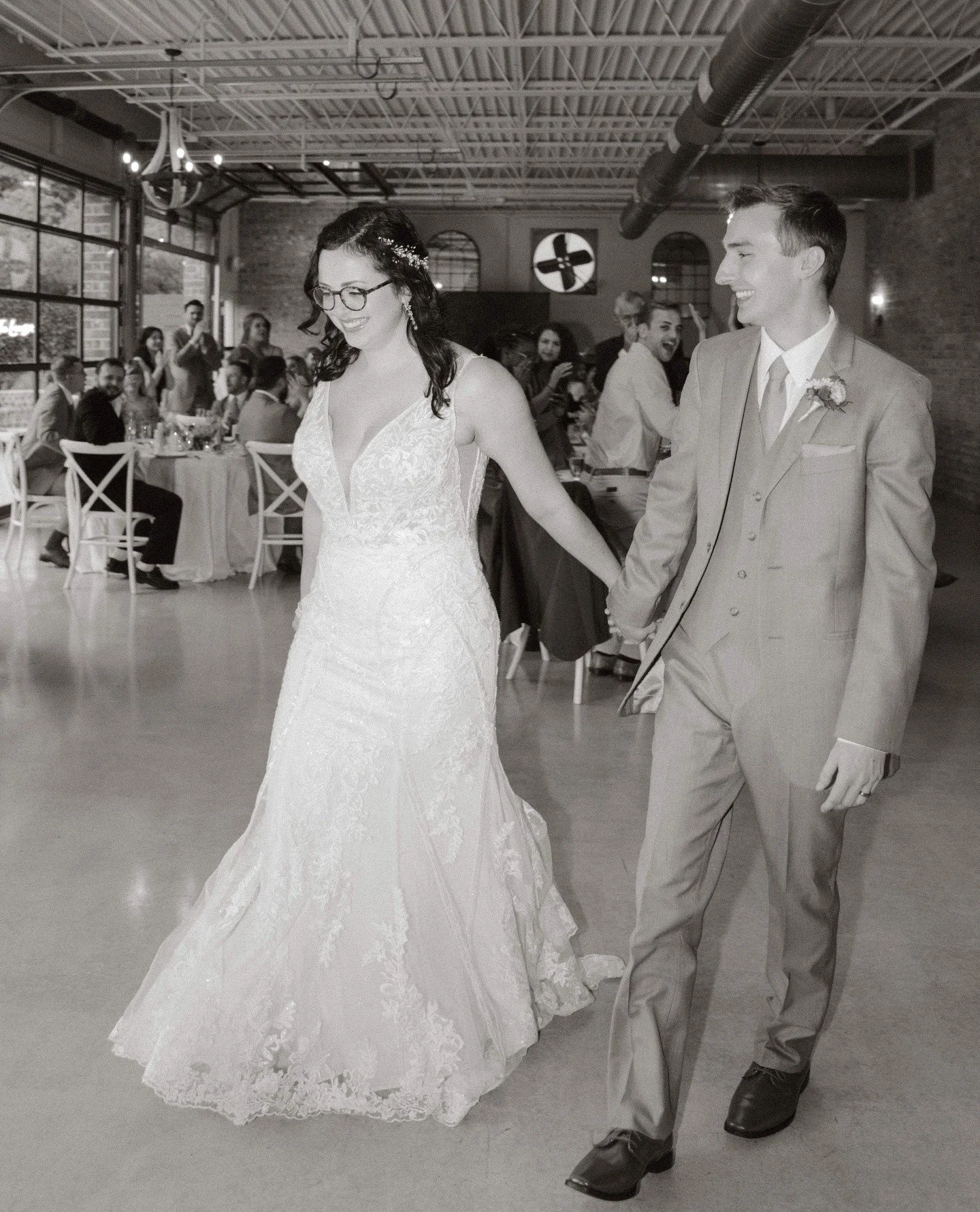 First Dance Friday for Bryanna &amp; Marc!⁠
⁠
&bull;⁠
&bull;⁠
&bull;⁠
⁠
Planning &bull; yours truly @somethingfabulousweddings ⁠
Venue &bull; @chathamstation⁠
Photographer &bull; @toujoursphoto⁠
Flowers &bull; @teacupfloral⁠
DJ &bull; @willisjenterta