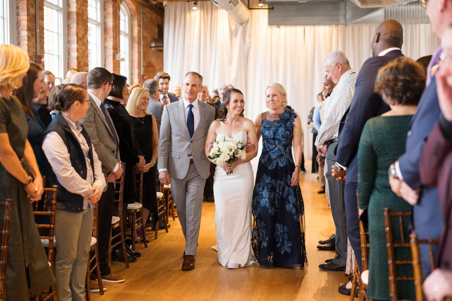 Walk down the Aisle Wednesday⁠
⁠
&bull;⁠
&bull;⁠
&bull;⁠
⁠
Planning &bull; yours truly @somethingfabulousweddings ⁠
Venue &bull; @thecottonroom⁠
Photographer &bull; @sarahhinckleyphoto⁠
Flowers &bull; @costco⁠
Hair &amp; Makeup &bull; @madebeautifulb