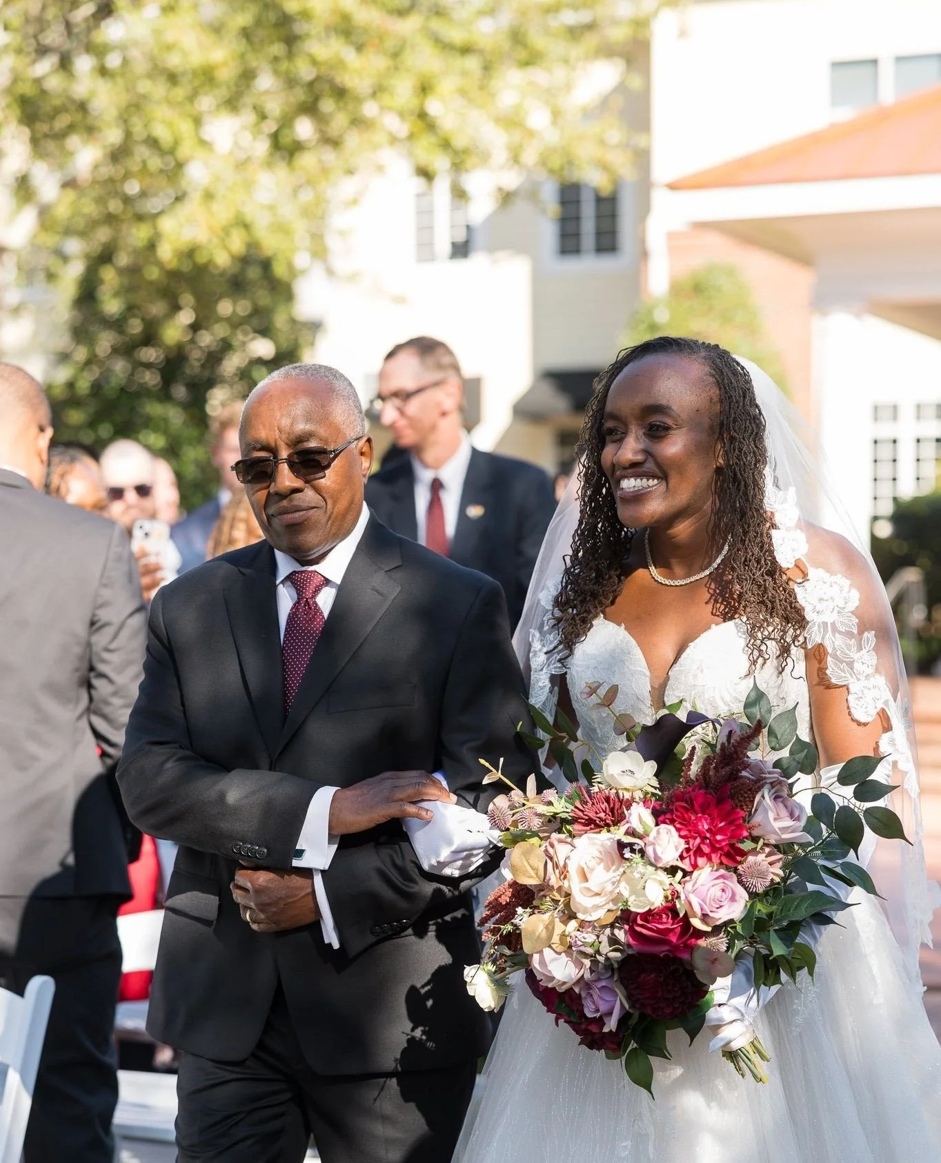 Walk down the Aisle Wednesday⁠
⁠
&bull;⁠
&bull;⁠
&bull;⁠
⁠
Planning &bull; yours truly @somethingfabulousweddings ⁠
Venue, Catering &amp; Bar &bull; @briercreekcc⁠
Photographer &bull; sarahhinckleystudio⁠
Flowers &amp; Decor rentals &bull; @fauxreal_