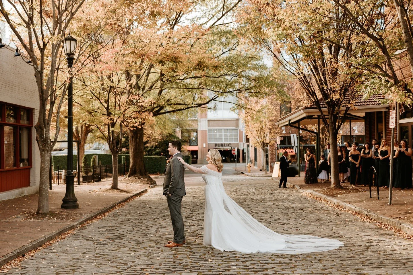 Happy Anniversary, Haley &amp; Will!⁠
⁠
&bull;⁠
&bull;⁠
&bull;⁠
⁠
Planning &bull; yours truly @somethingfabulousweddings ⁠
Venue &bull; @markethall1914⁠
Photographer &bull; @christianreyesphoto⁠
Flowers &amp; Decor &bull; @petalandoakofficial⁠
Band &