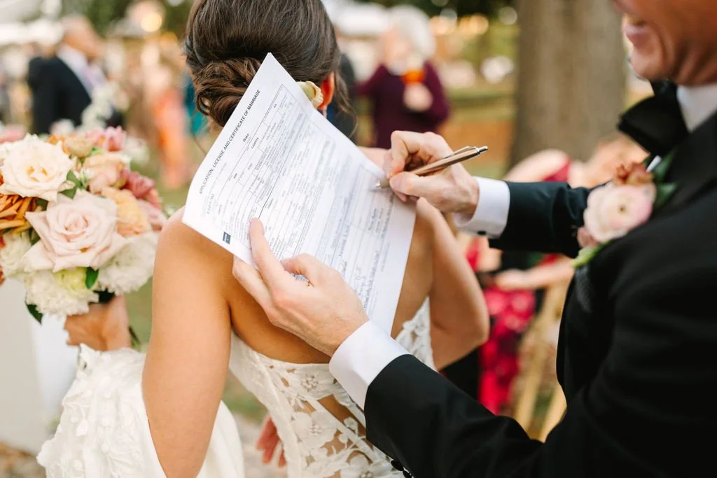 Getting married in NC? Remember to apply within 60 days of getting married and it costs $60! ⛪️⁠
⁠
&bull;⁠
&bull;⁠
&bull;⁠
⁠
Planning &bull; yours truly @somethingfabulousweddings ⁠
Venue &amp; Bar &bull; @heightshouseweddings⁠
Photographer &bull; @p