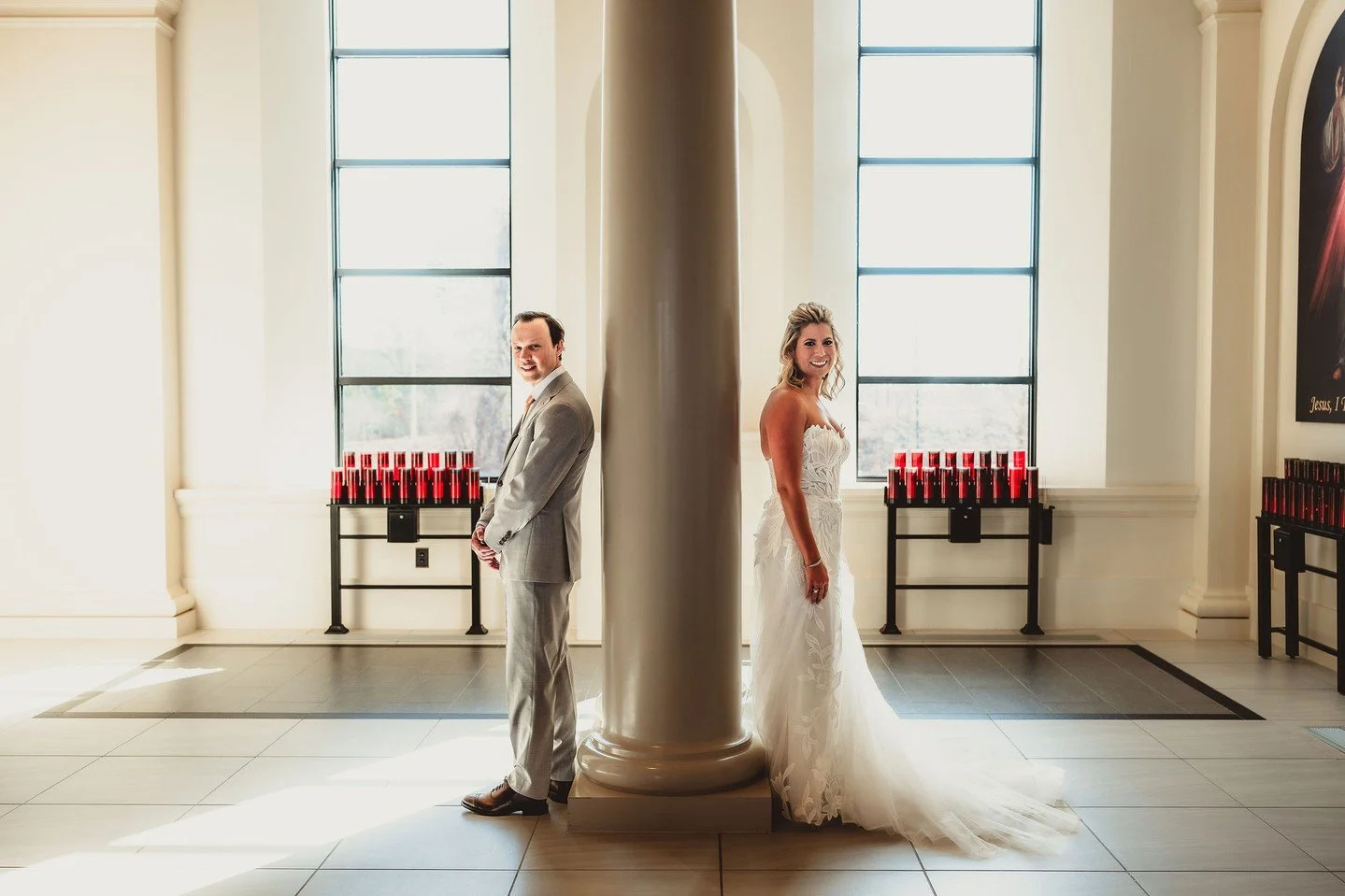 The moment before... First Touch Friday⁠
⁠
&bull;⁠
&bull;⁠
&bull;⁠
⁠
Planning &bull; yours truly @somethingfabulousweddings ⁠
Ceremony Venue &bull; @holynamenc⁠
Reception Venue, Catering &amp; Bar &bull; @markethall1914⁠
Photographer &bull; @rosetrai