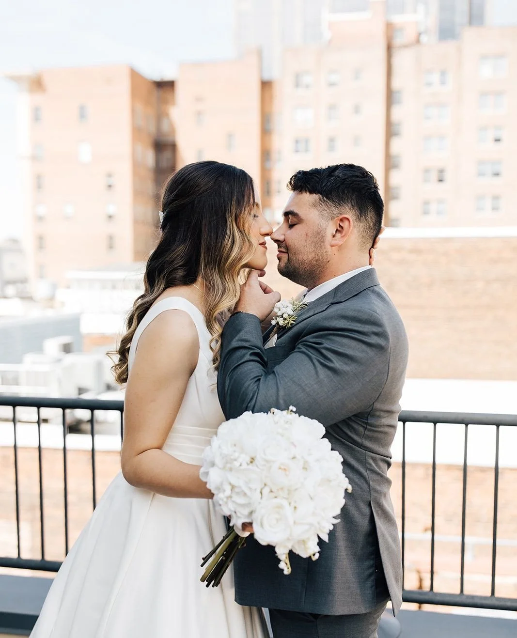 One year of Maria and Paul 💌⁠
⁠
&bull;⁠
&bull;⁠
&bull;⁠
⁠
Planning &bull; yours truly @somethingfabulousweddings ⁠
Venue &bull; @thestockroomat230⁠
Photographer &bull; @amandasuttonphoto⁠
Hair &amp; Makeup &bull; @winkhairandmakeup⁠
Catering &bull; 