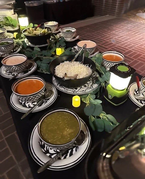 Boutique artisan taco bar setup for a premium wedding reception, featuring professional on-site cooking and high-end catering presentation