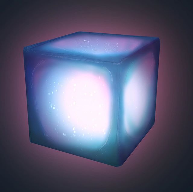 Practicing “Glowing objects”. #procreateapp #digitallyart #painting #glowing #glowingobject #pixelart #digitalart #digital #digitalpainting # #ipadart #artist #painter #cube #glowingcube #digital_art #procreate #procreateartist