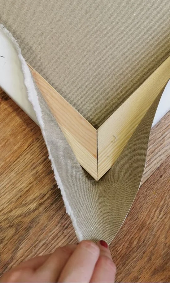 Einen Keilrahmen Richtig Bespannen Barbara Piller