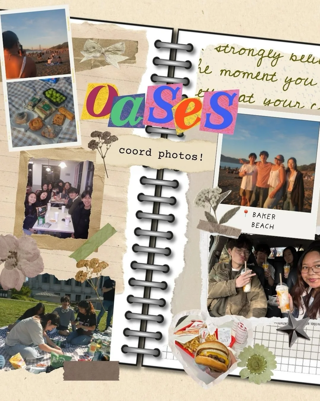 becoming a coordinator in OASES involves taking a larger role in the club and being responsible of leading tutorial days, organizing on-campus events, and much more.

HOWEVER, being a coord also entails eating LOTS of good food and spending time with