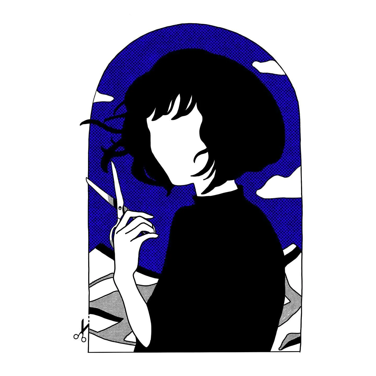 ✄- - - 
.
.
.
.
.
#sketchbook #illustrationnow #illustrationartists #illustrated #digitalart #art #drawing #emergingartist #artcollective #illustration #procreate #blackandwhite #poster #design #theillustrationroom #illustratorscommunity #lifeformdra