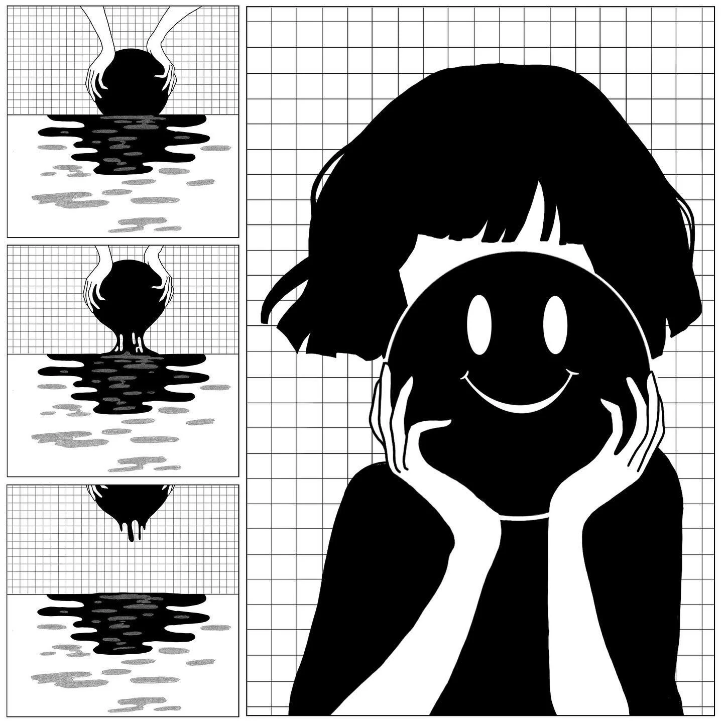 Don&rsquo;t stare at the sun, no 🌝
.
.
.
.
.
#foxnaif #illustrationnow #illustrationartists #illustrated #digitalart #art #drawing #emergingartist #artcollective #illustration #procreate #blackandwhite #poster #design #theillustrationroom #illustrat