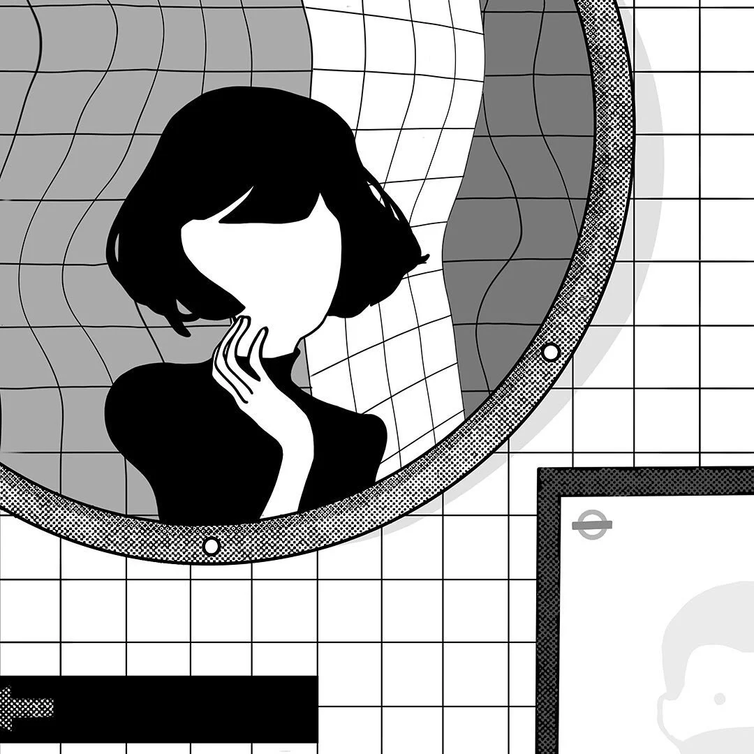 ~ r&eacute;flexion ⚫️
.
.
.
.
#thetube #illustrationnow #illustrationartists #illustrated #digitalart #art #drawing #emergingartist #artcollective #illustration #procreate #blackandwhite #contemporaryart #design #contemporaryillustration #theillustra