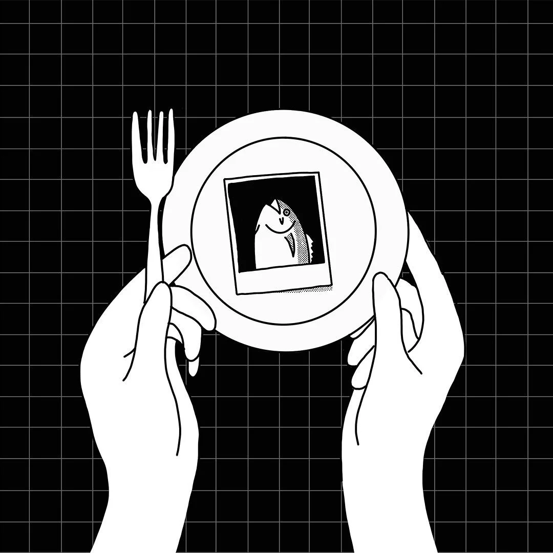 ~Images. Millions of images. That&rsquo;s what I eat.
.
.
.
.
.
#sketchbook #illustrationnow #illustrationartists #doodle #illustrated #digitalart #art #drawing #emergingartist #wacom #artcollective #illustration #procreate #blackandwhite #doodle #si
