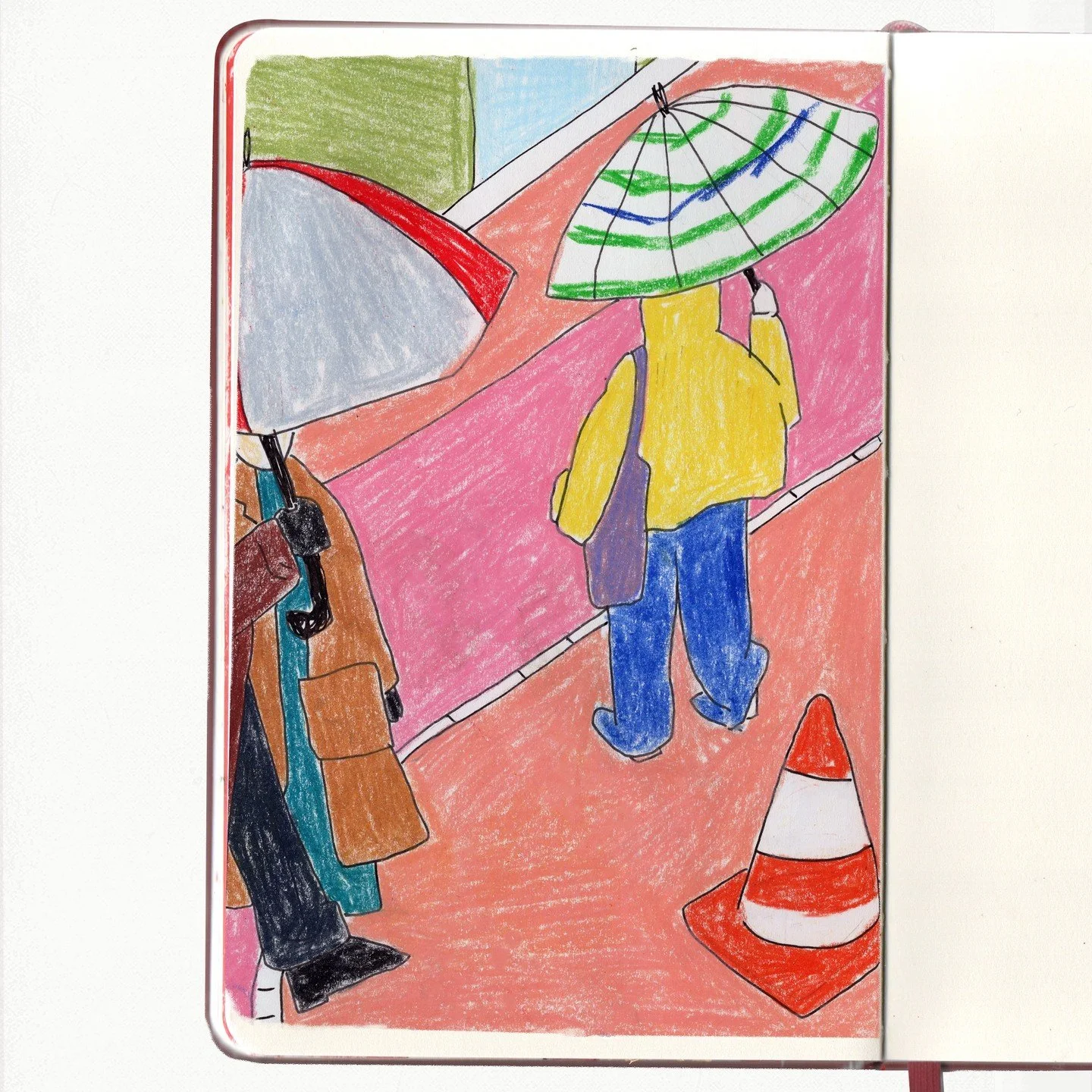 Average day in London ☂ 

#illustration #artwork #sketchbook #itsnicethat