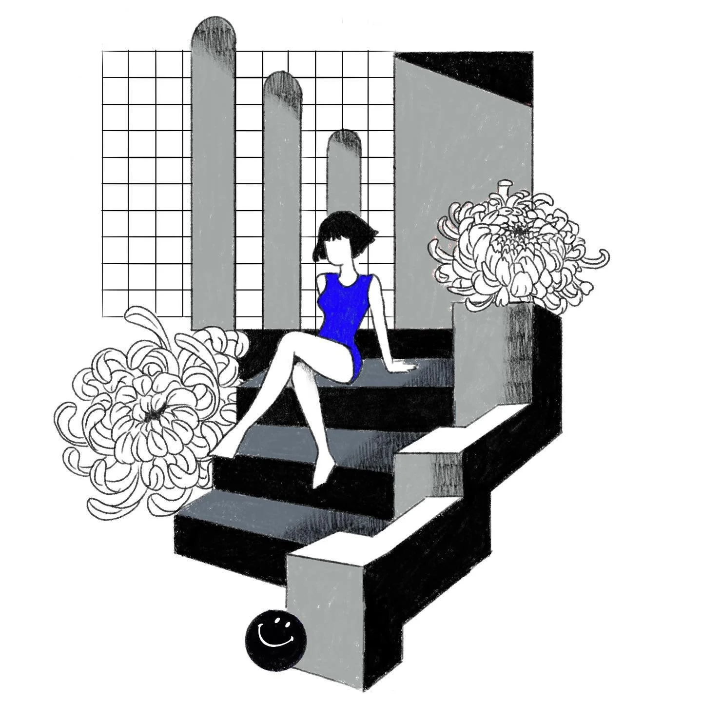 very much enjoying the sun today 🌞
.
.
.
.
#art #artwork #procreate #itsnicethat #illustration #kiblindmagazine #emergingartist #ballpitmag #itsnicethat #buckuback