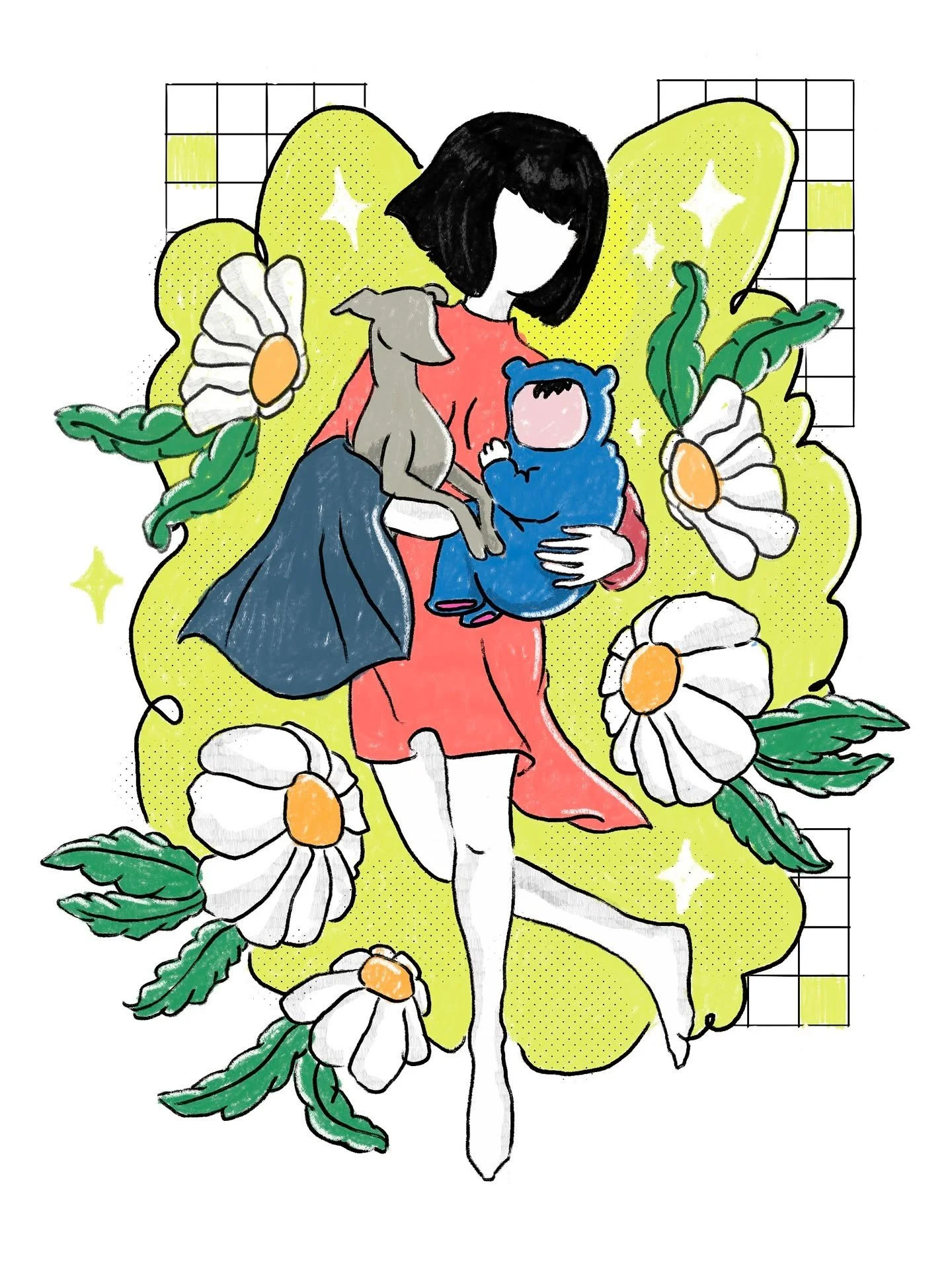 You are an emergent property of everything else (and somehow, still entirely your own) 🌻

#artwork #illustration #motherhood #artistsoninstagram #visualstorytelling