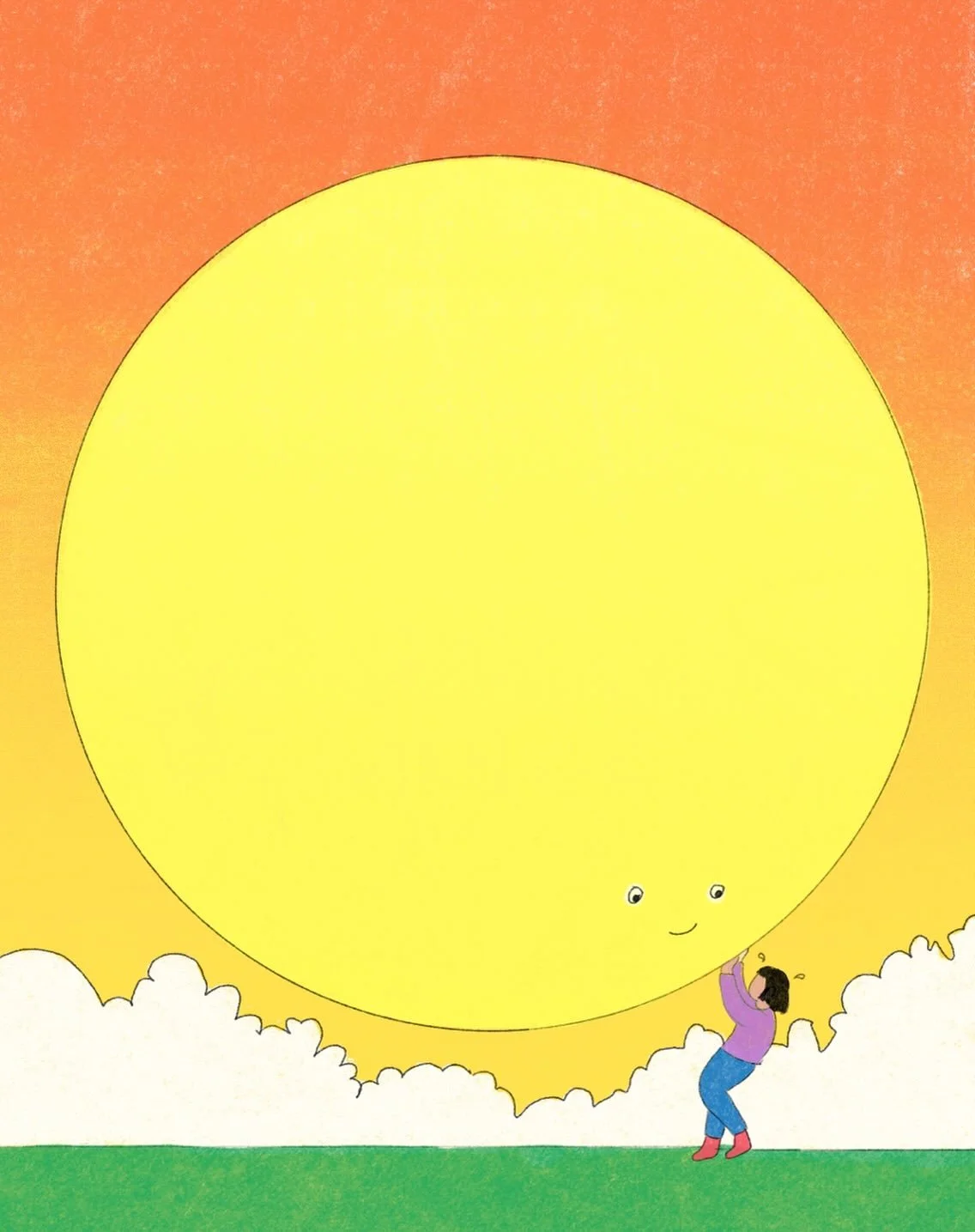 Sun tickles 🌞 #heatwave #illustration #illustratorsoninstagram #artwork #emergingartists
