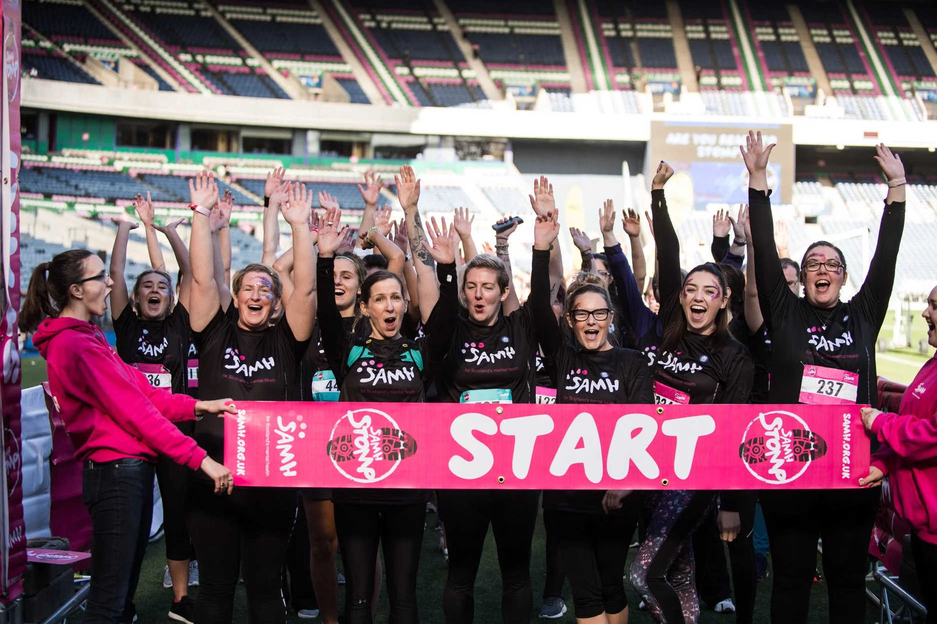 SAMH Stomp, Murrayfield Stadium