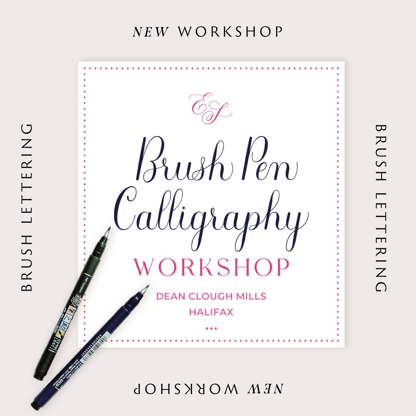 🌟 Have you heard? 🖌️ We've got a brand new workshop!

🖌️ Unlock Your Creativity with Brush Pen Calligraphy! 🌸✨
 
🎨✒️ Join our Brush Pen Calligraphy Workshop and embrace the whimsical beauty of modern calligraphy! 

📅 Date: Sat 3rd Feb - or - 16