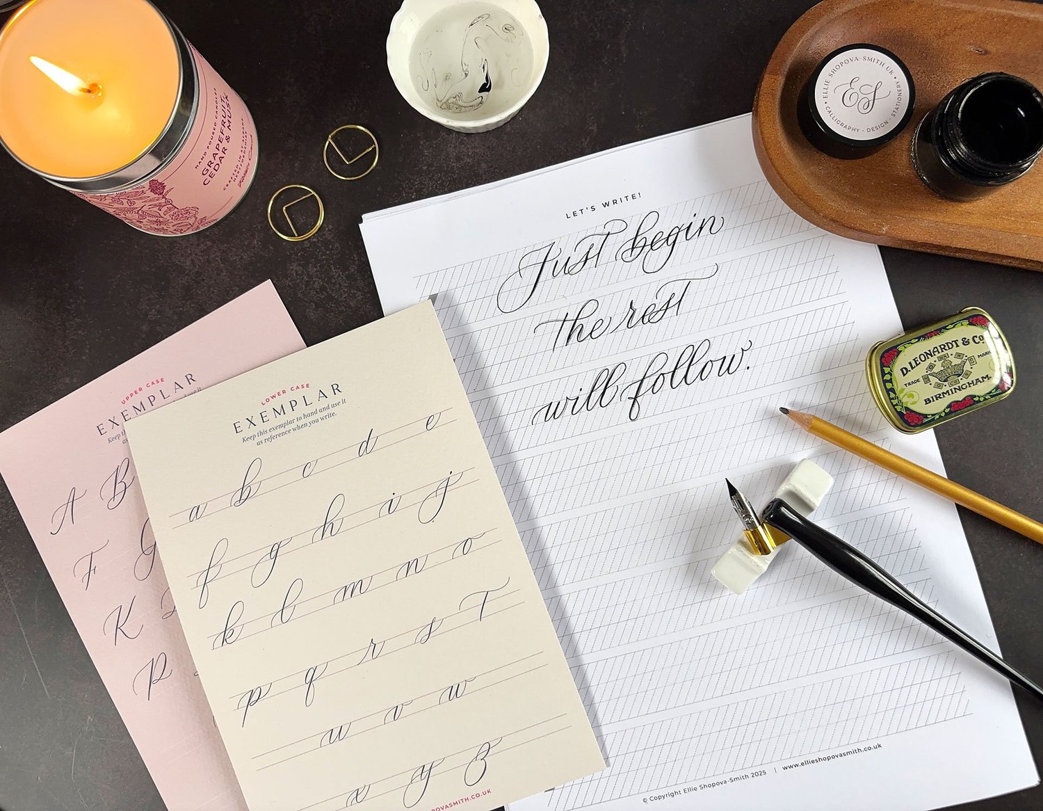 Learn calligraphy - Beginners Guide to Dip Pen Calligraphy — Ellie ...