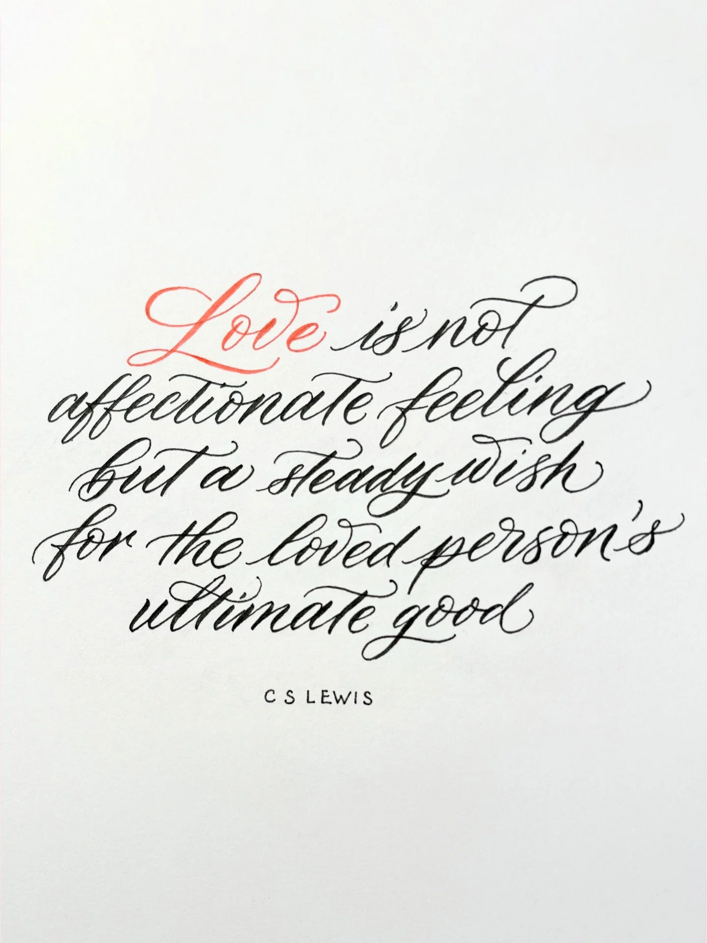 💘Love is not affectionate feeling .. 

#love #quotes #brushpenlettering #calligraphy #calligraphylove practice