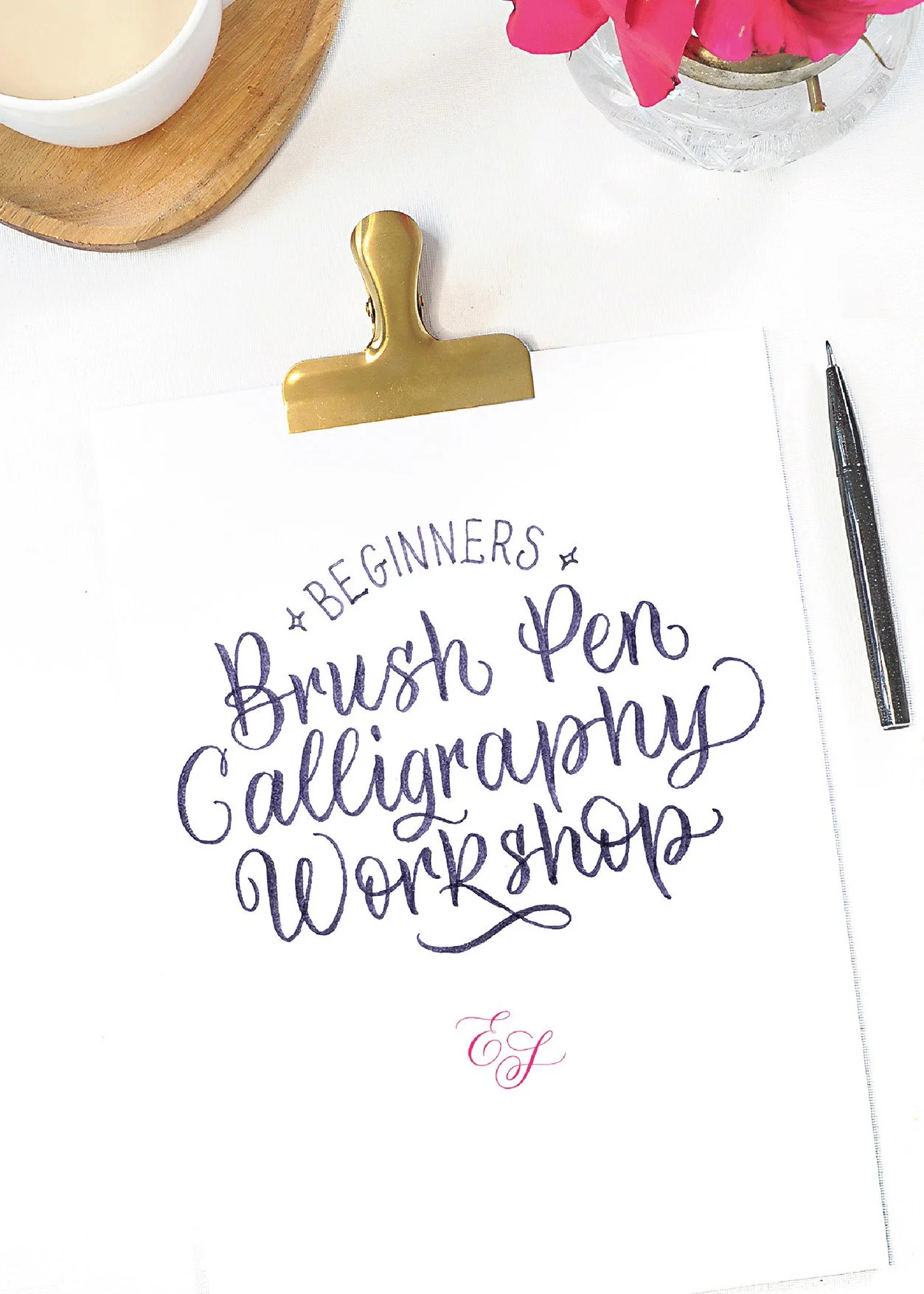 Beginner Brush Pen Calligraphy Workshop