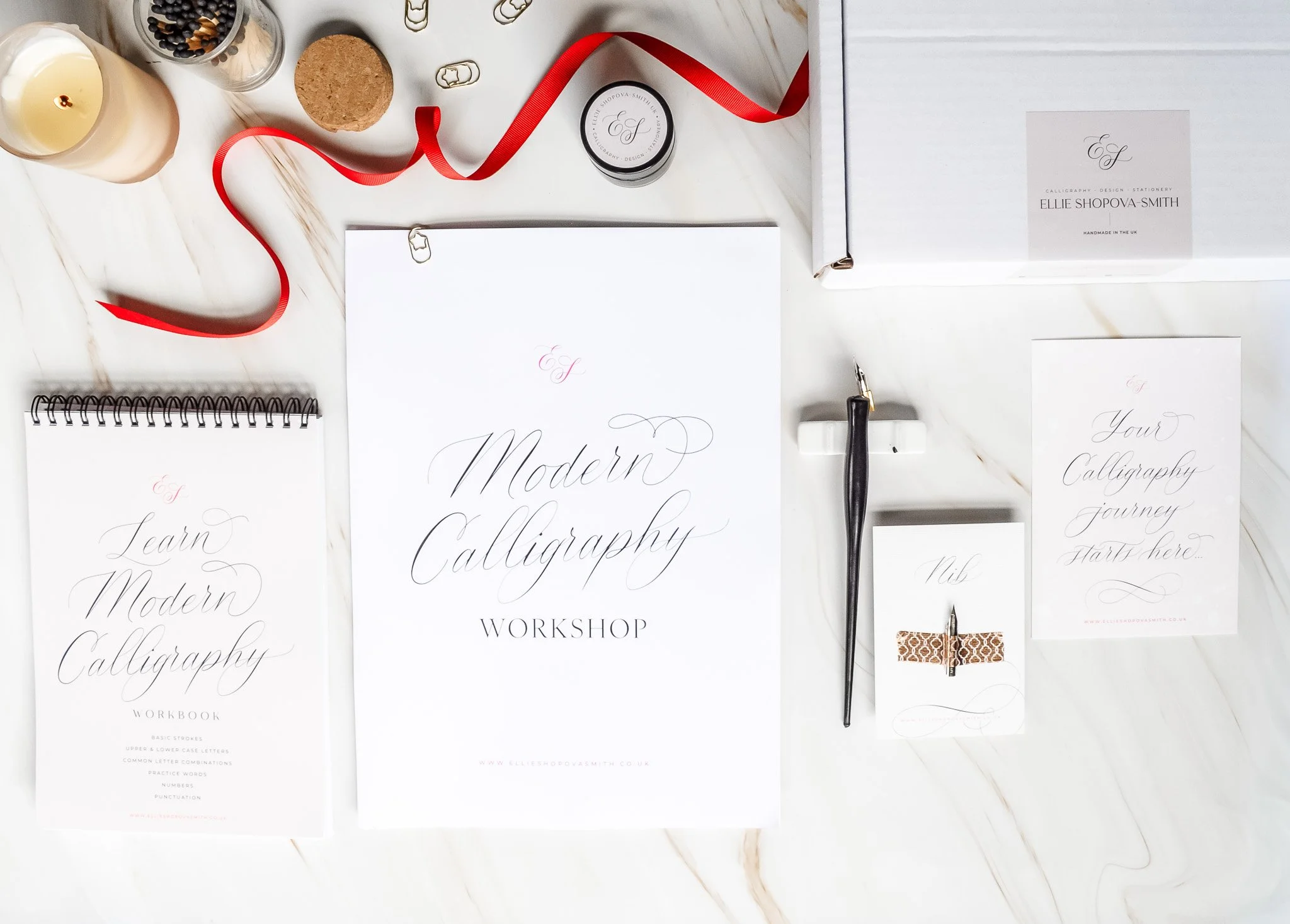 Pointed pen workshop - materials.jpg