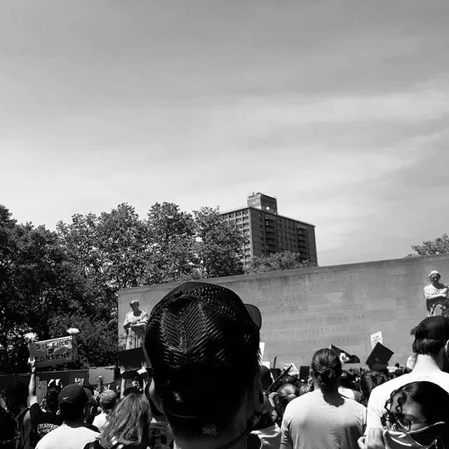 CHANGE IS COMING! .
. 
The energy of hope and change was all around today at the memorial for George Floyd at Cadman Plaza. I didn&rsquo;t get too much footage because I needed to be present. .
.
Here is Attorney General Letitia James speaking truths