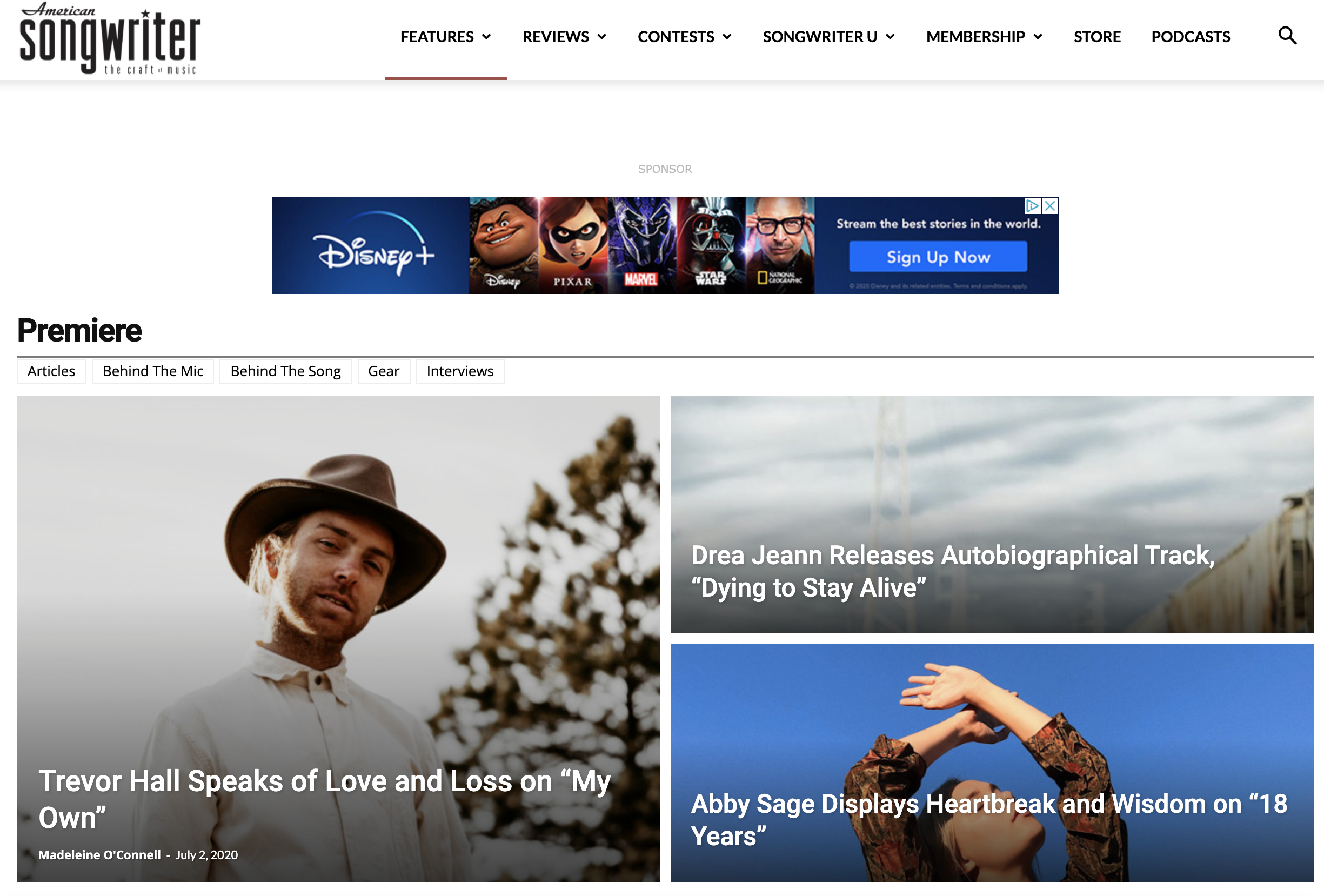 American Songwriter Premieres ‘My Own’