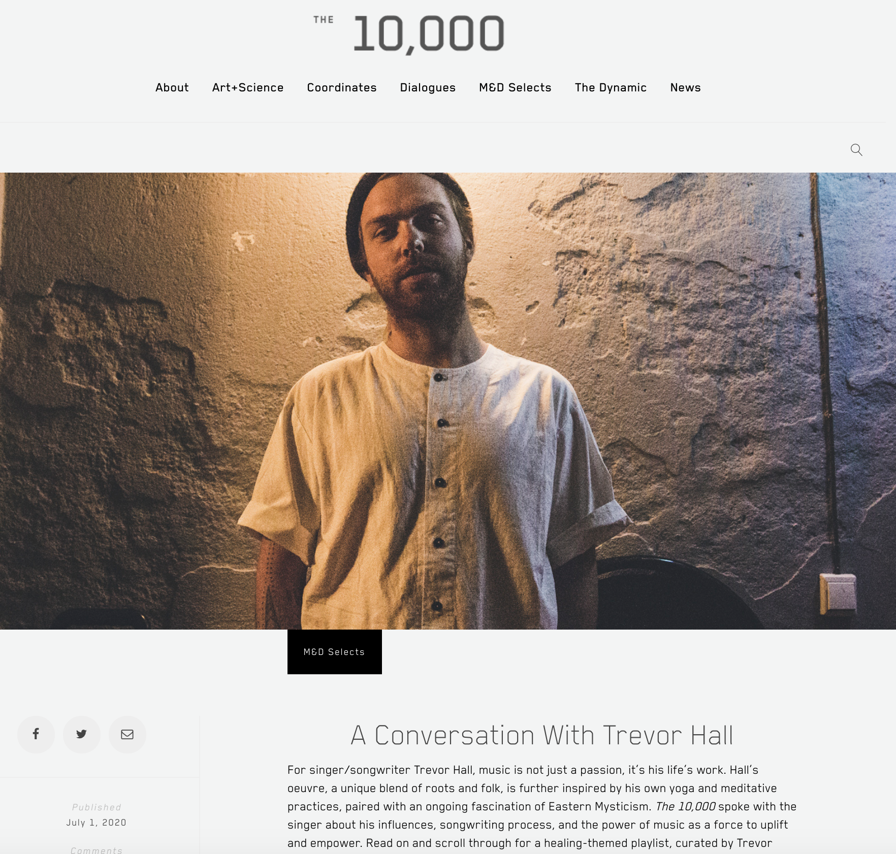 A Conversation with Trevor Hall