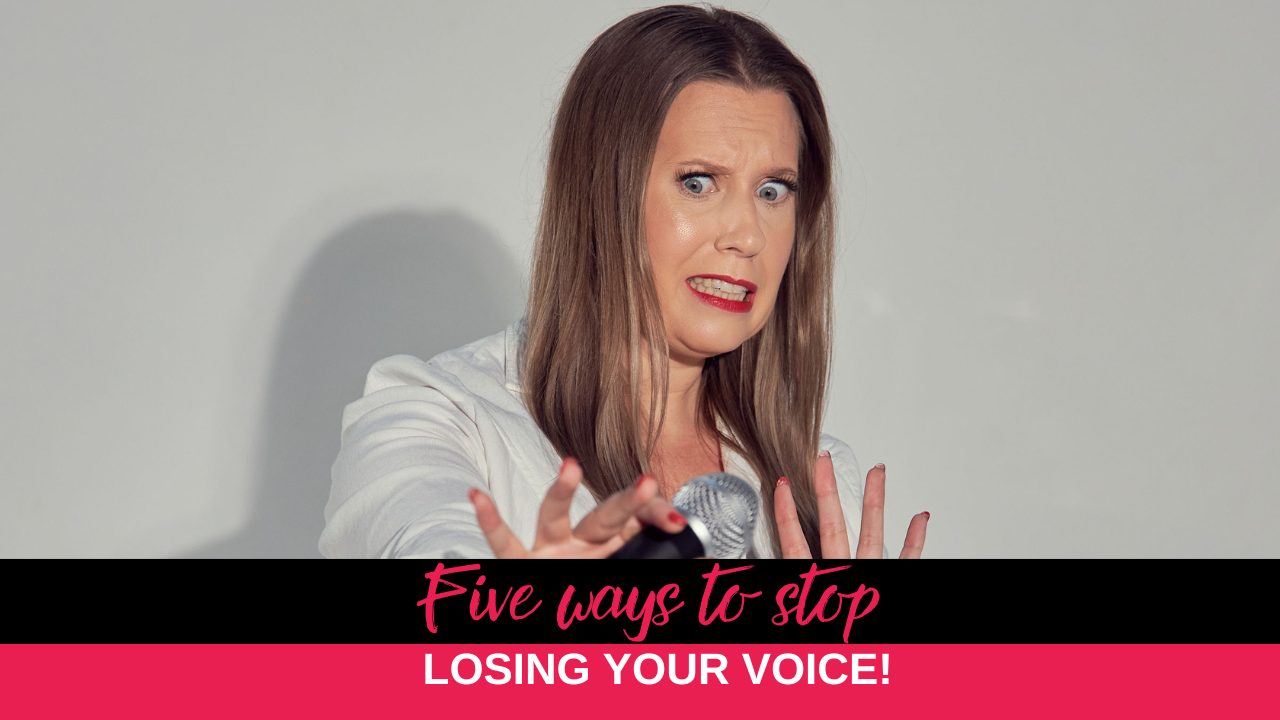 Five ways to stop losing your voice