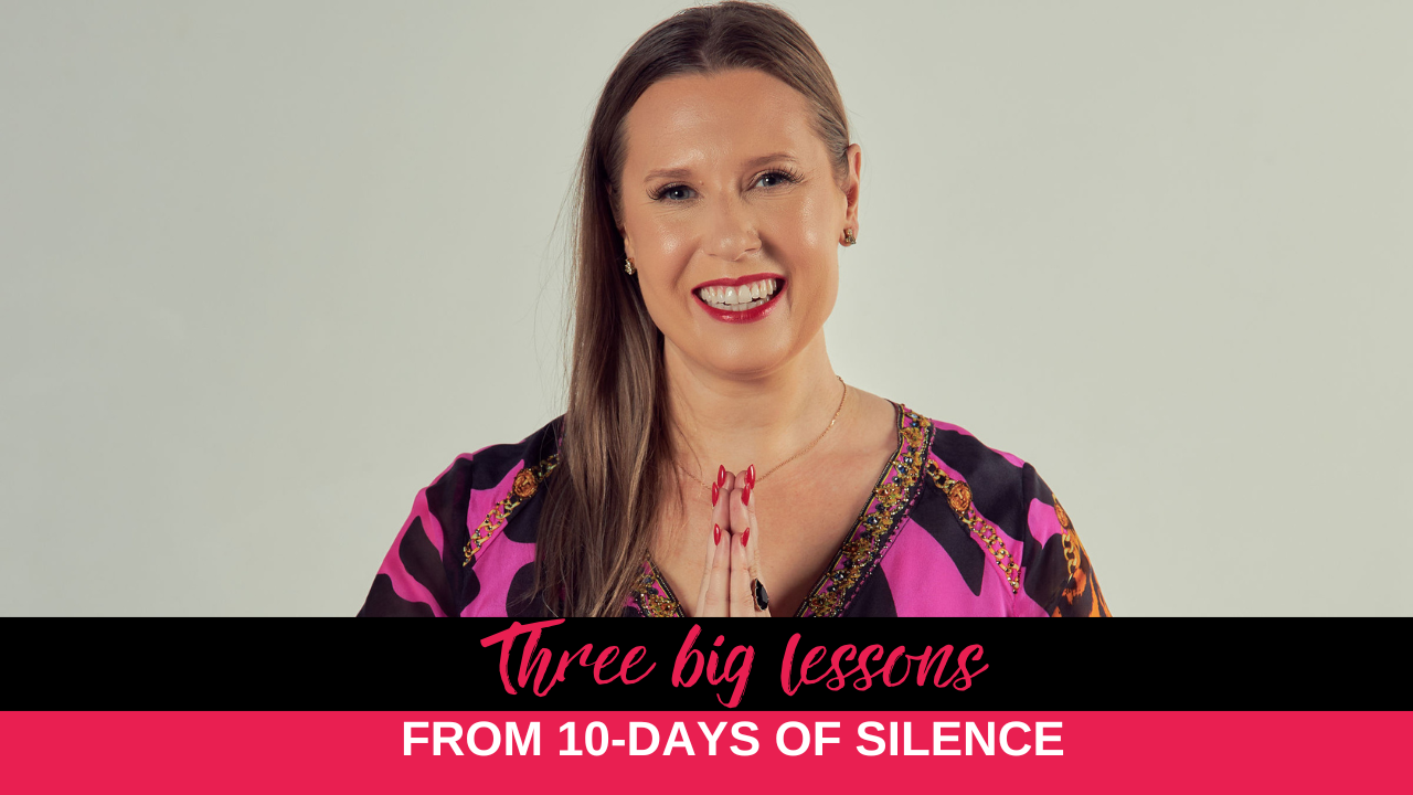 Three lessons from 10-days of silence