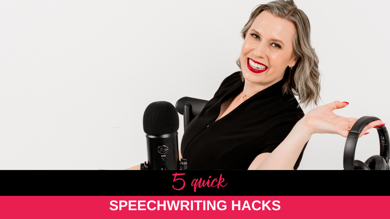 5 quick speechwriting hacks