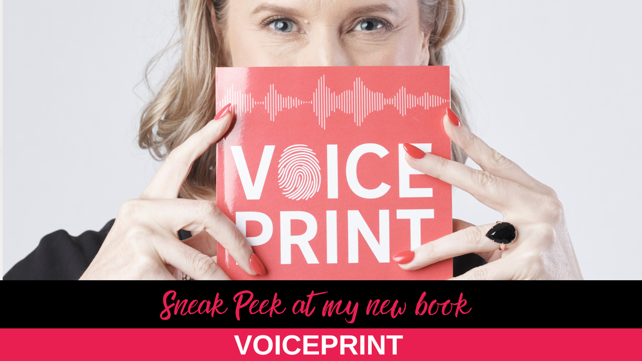 Sneak Peek at my new book: VOICEPRINT 