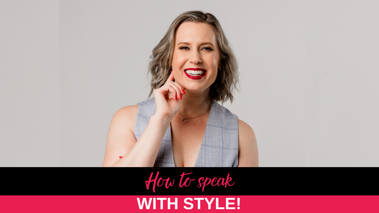 How to speak with style 
