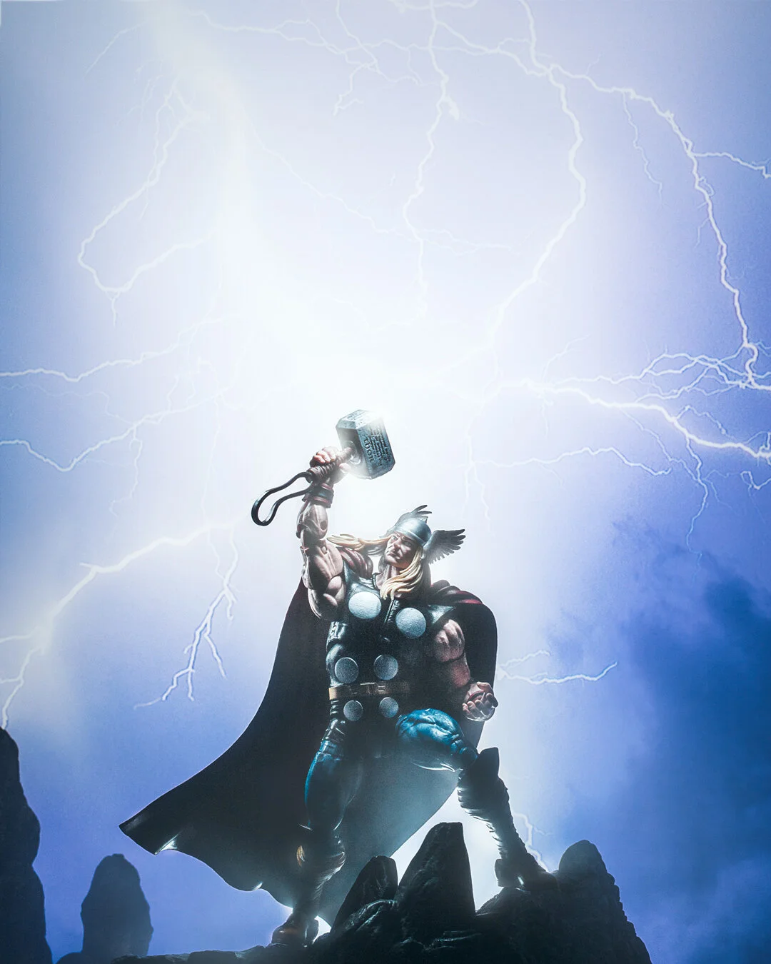 In addition to a photo featuring the classic Thor figure, Hasbro asked for a custom Instagram Story post. 