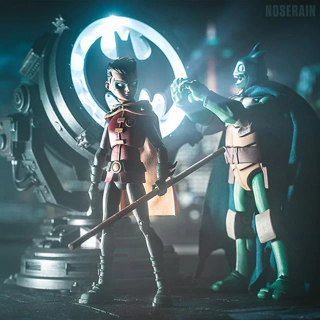 &lt;&lt;Swipe&lt;&lt;.. What are you doing? I said get serious..🤦🏻&zwj;♂️
▫️
📸: @noserain
Follow for more toy photography!
▫️
I have yet to see the animated movie, but these Batman Vs Teenage Mutant Ninja Turtles figures by @dc_collectibles look p