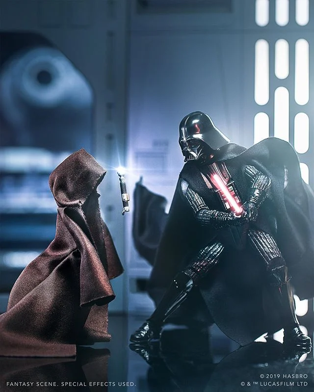 #ad What are your top battle scenes from the #StarWars films?
.
Let&rsquo;s take it back to 1977 when one of the most iconic scenes in all of Star Wars was born.
.
In teaming up with @hasbropulse, I bring you my tribute to an iconic battle scene from