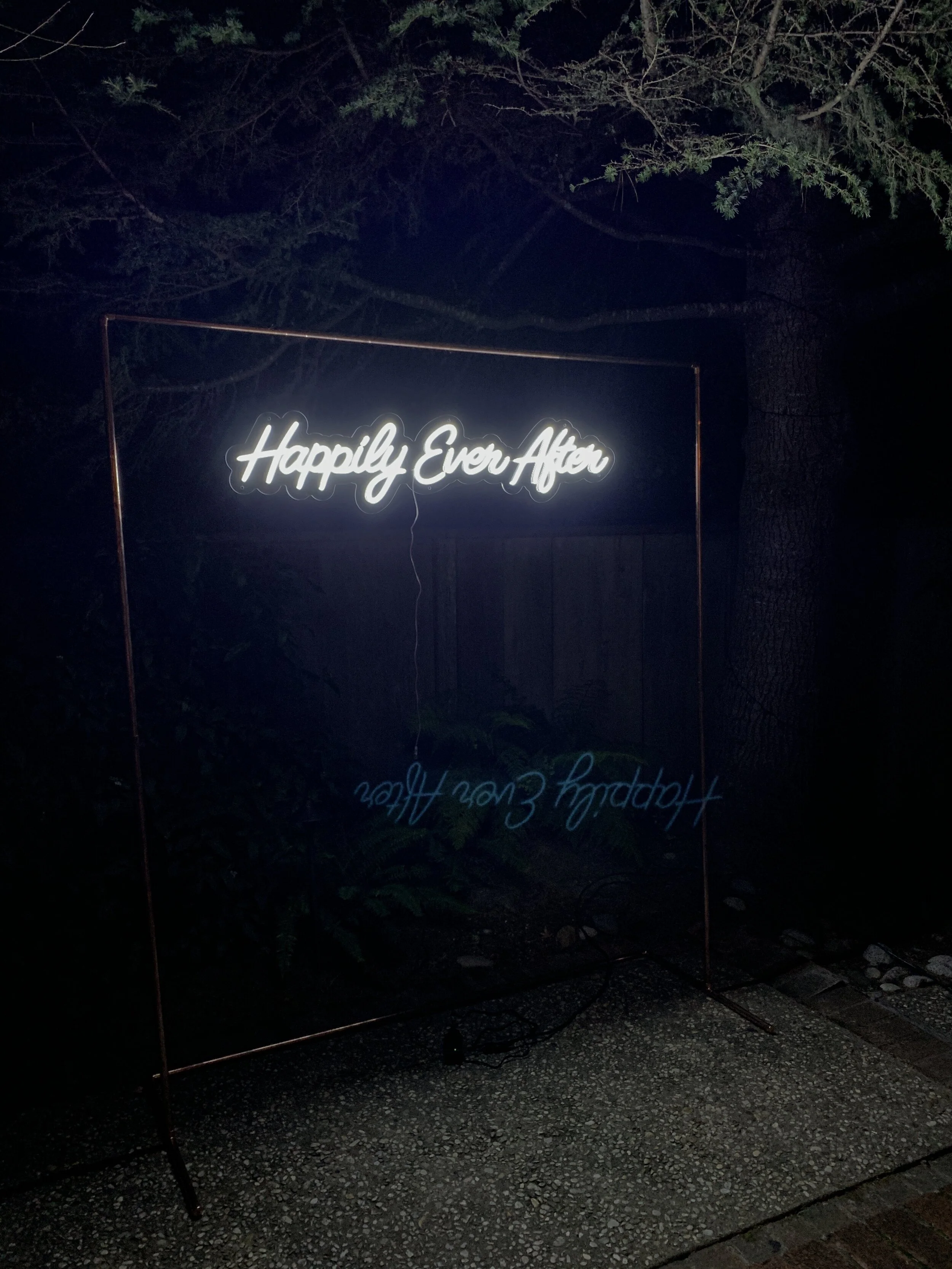 Happily Ever After Glowing Neon Light
